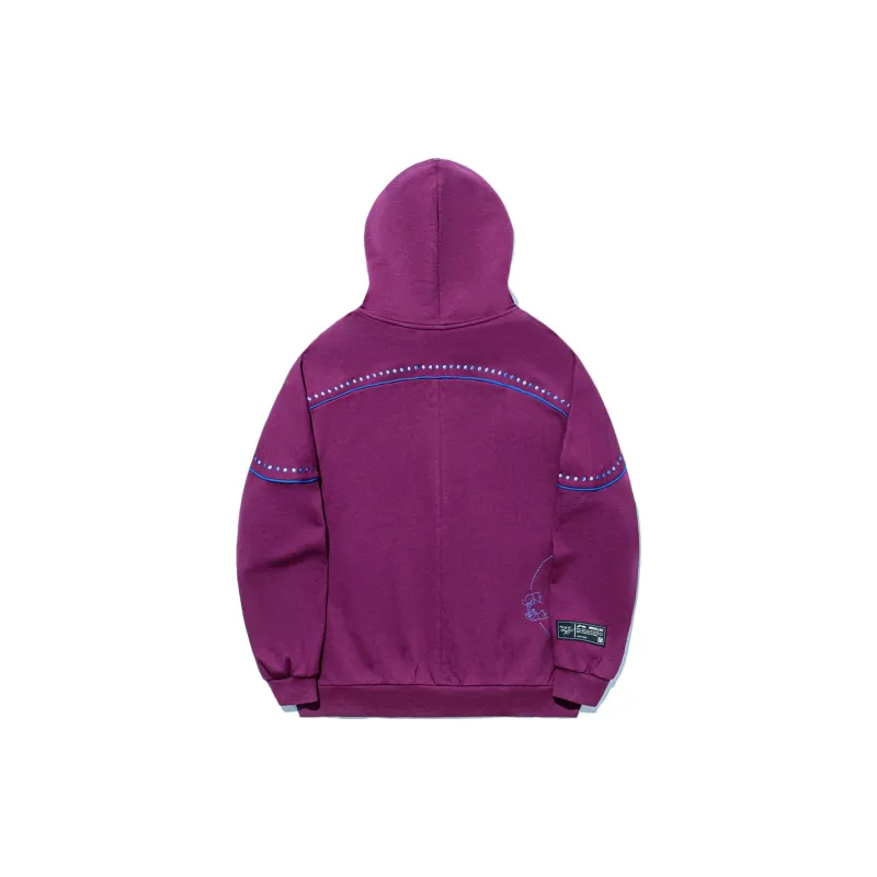 LiNing x LIXIAOLONG,LIANMINGKUAN Sweatshirt Unisex Potion Purple-1