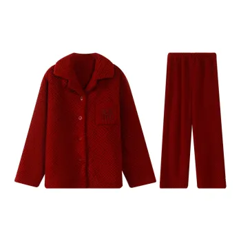 Lan Miao Pajama Set Women's Red