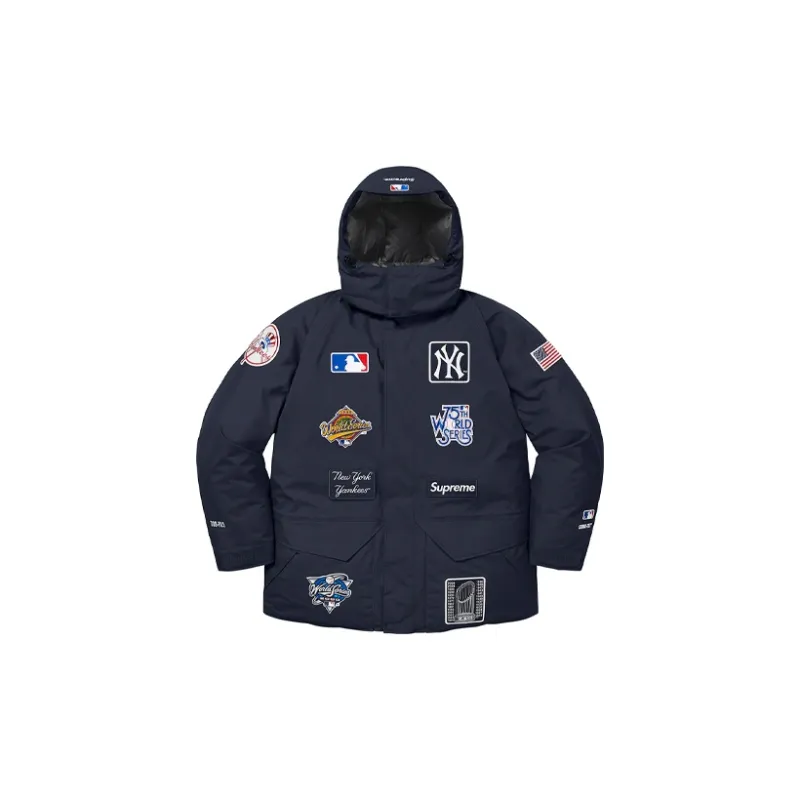 Supreme New York Yankees GORE-TEX 700-Fill Down Jacket Green XL 