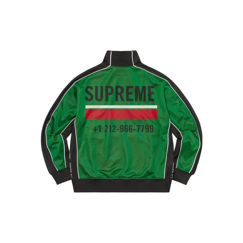 Supreme World Famous Jacquard Track Jacket Black XL - POIZON 