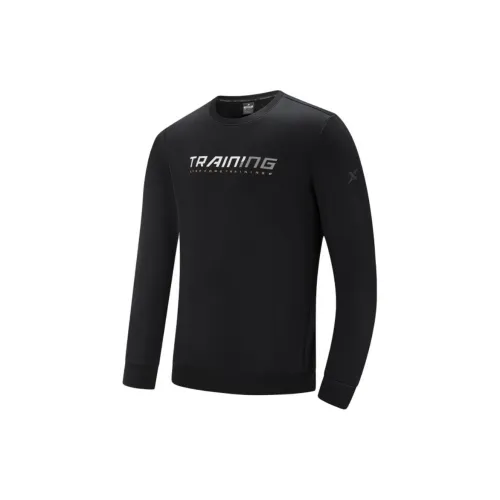 XTEP Variety Training Collection Sweatshirts Men Jet Black