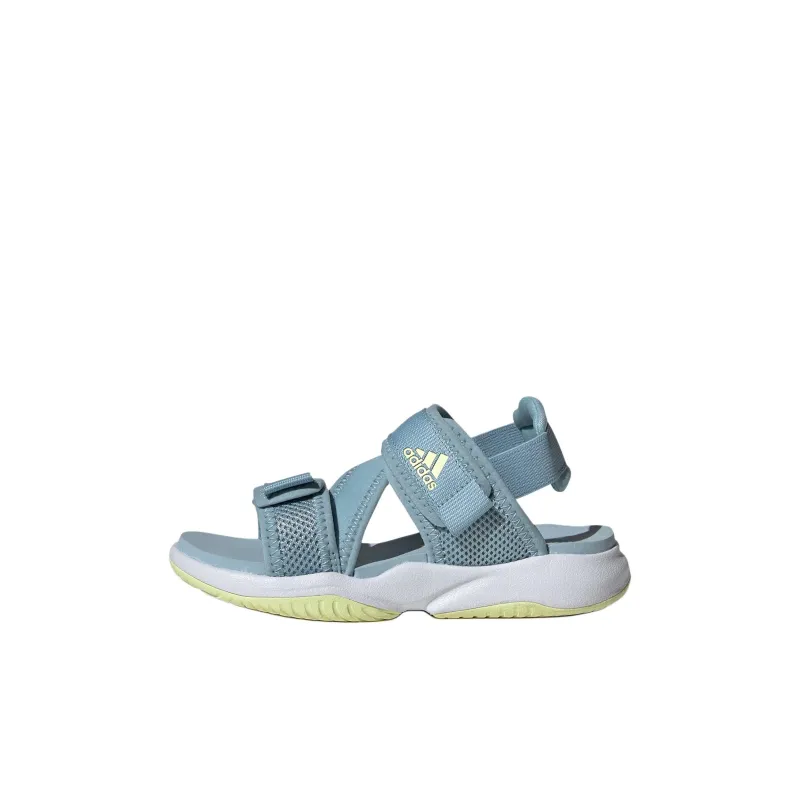 Adidas Anti-Slip Wear-Resistant Low-Top Children's Sandals Gray Blue Kids'-0