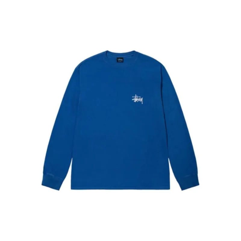 Stussy Basic Pigment Dyed Long Sleeve Tee-12