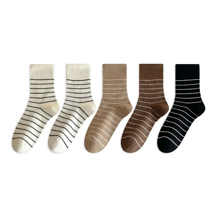 Caramella Mid Calf Socks Women's Combo Set-18
