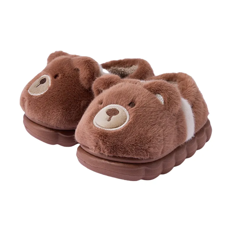 Yalu Cotton Slippers For Fall And Winter, Home Indoor Warm Cartoon For Men And Women's, Home Slippers-4