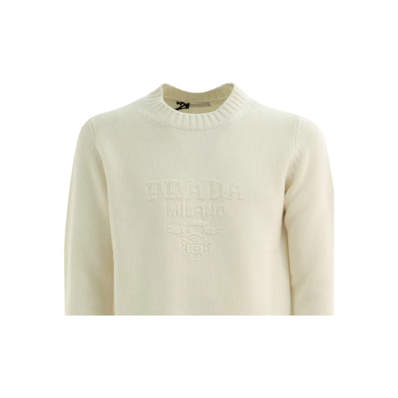 PRADA Ribbed Knitted Jumper-5