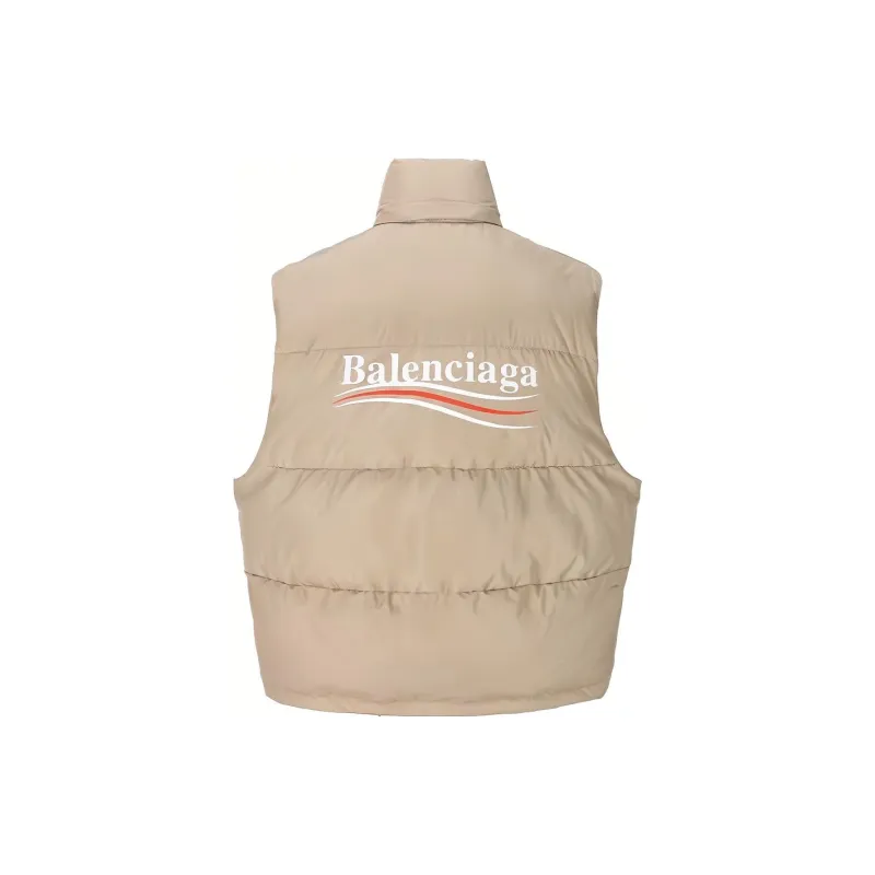 Balenciaga Logo Printed Down Gilet-1