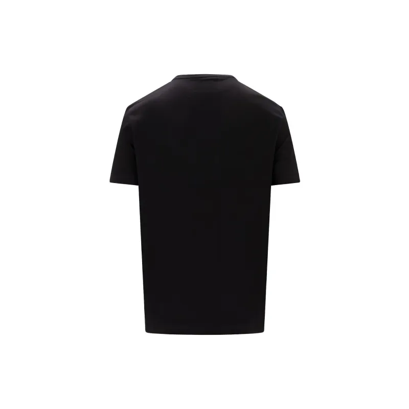 VERSACE Logo Embellished Crewneck T Shirt-1