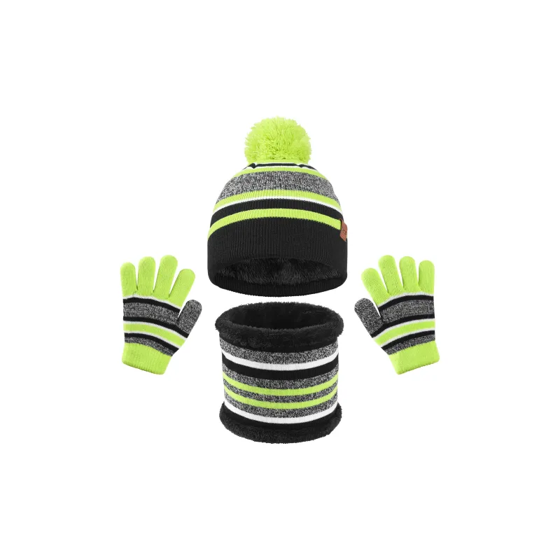 Yamaichi Maru Handwoven Knitted Fabric+Fleece Lined Lining Beanies Unisex-5