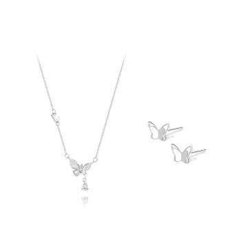 BLANK IN BLANK Sterling Silver Necklaces Women's Bestie Couple Birthday Girl