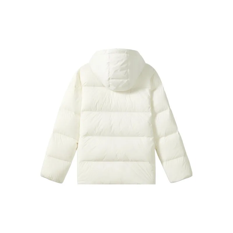 Skechers Colorful Down Jacket Unisex Marshmallow White-1