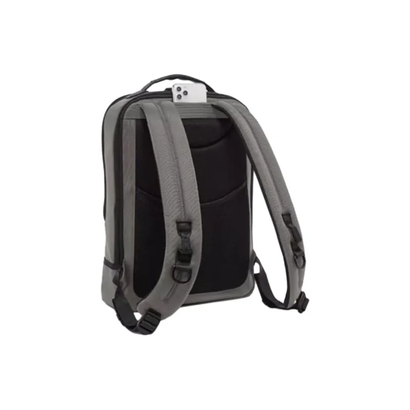 TUMI Alpha Bravo Ballistic Nylon Backpack Medium Size Men's Titanium Alloy Color-2