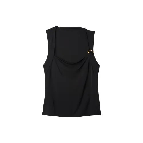 GAP Cult Gaia Collaboration Tank Tops Women's Black