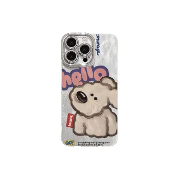 XIANGRIKE TPU Material Wobbly Dog Phone Case Compatible With IPhone 15/14 Plus/13/12/11/15 Pro Max/XS/XR/XS Max/8 Plus