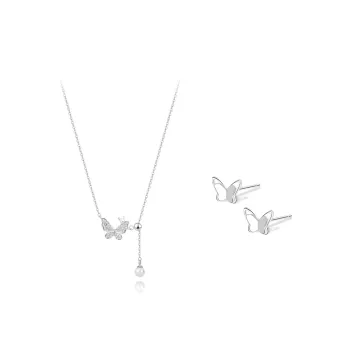 BLANK IN BLANK Sterling Silver Necklaces Women's Bestie Couple Birthday Gift Girl