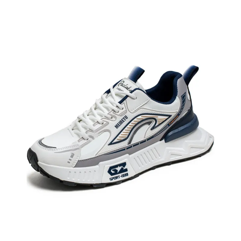 Meiretu Slip Resistant, Abrasion Resistant, And Balanced Low Top Casual Shoes Men's-1