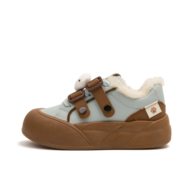 STAE Warm Lightweight Support Height Increasing Low-Top Casual Shoes Women's-7