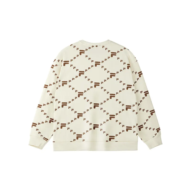 FILA FUSION FOB Sweatshirt Unisex Antique Style White-1