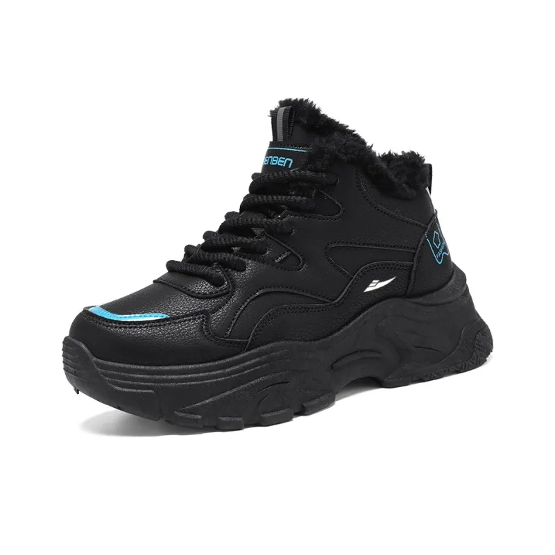 Kuding Warm Mid Top Chunky Sneakers Women's-1