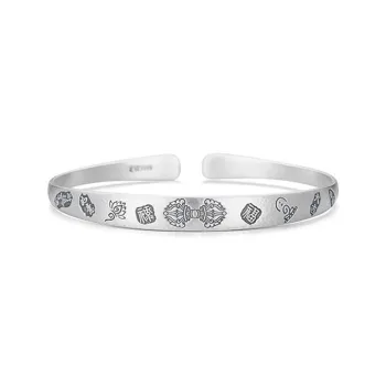 RURA S999 Fine Silver Bangles Unisex Silver