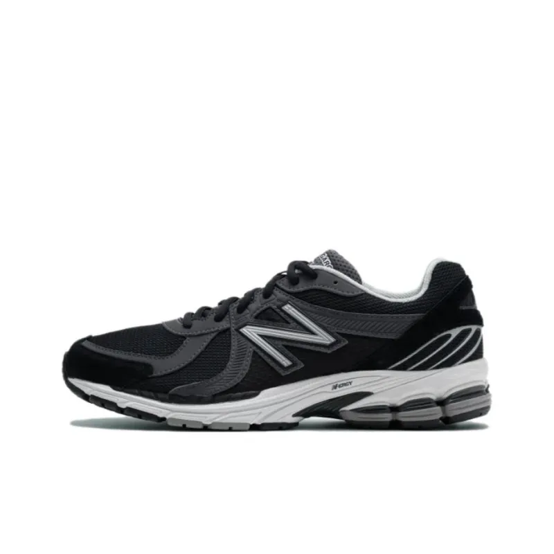 Comme Des Garçons HOMME x New Balance NB 860 V2 Anti Slip Wear Resistant Low Top Running Shoes Men's Black Gray-0