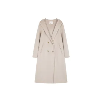 IHIMI Coat Women's Elegant Beige