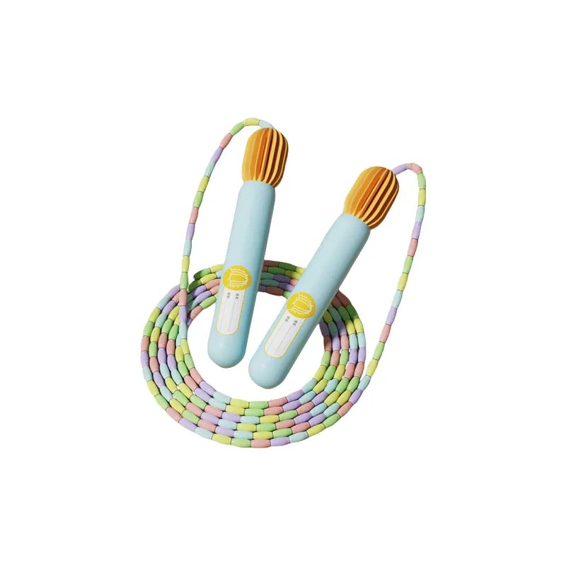 Shantou Forest Village Student Supply Non Countable Jump Ropes Students PVC Rope ABS Controller 2.2m Fairy Pink-4