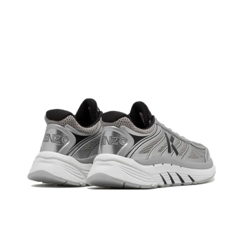 KENZO Pace Metallic Mesh Sneakers-4