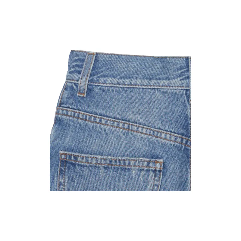GUCCI Denim Shorts Women's Blue-8