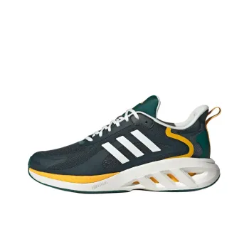 Adidas ALL DAY POWER Anti Slip Wear Resistant Low Top Running Shoes Unisex Dark Green