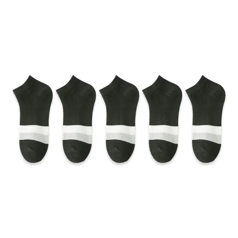 Miguel No-Show Socks Men's 5 Pack-9