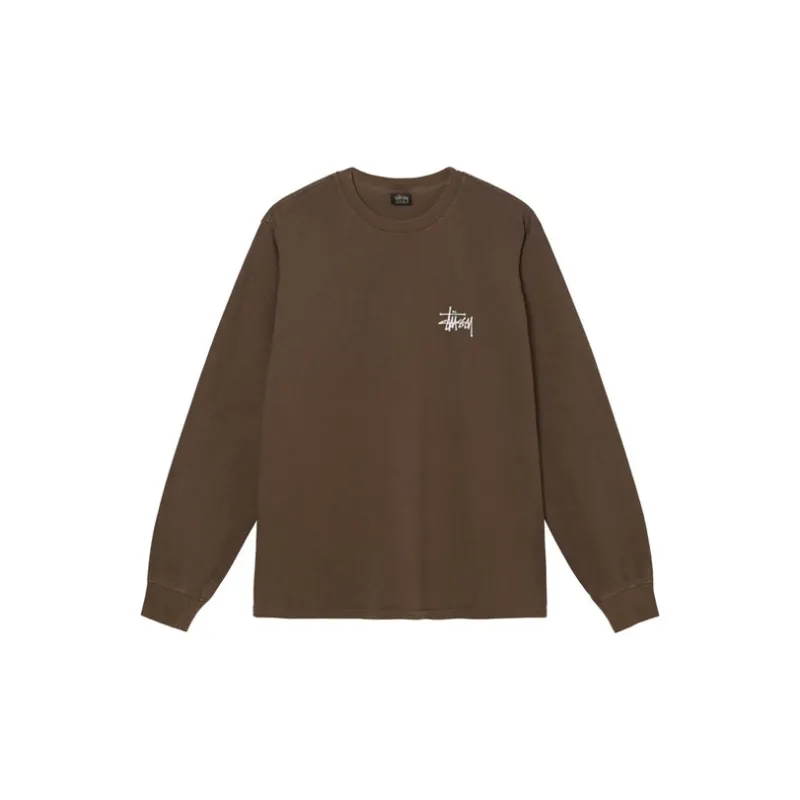 Stussy Basic Pigment Dyed Long Sleeve Tee-10