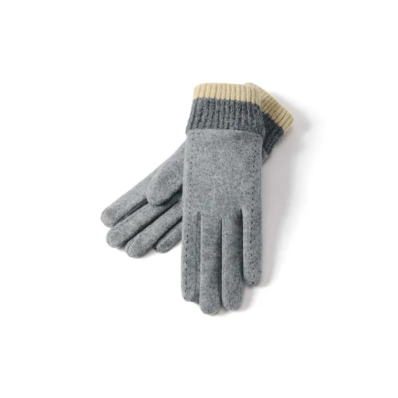 CARDANRO Wool Knit Gloves Unisex-1