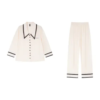 Kosrood Pajama Set Women's Cream Apricot