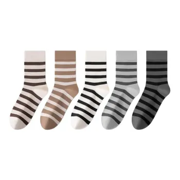 MIIOW Mid Calf Socks Men's 5 Pack