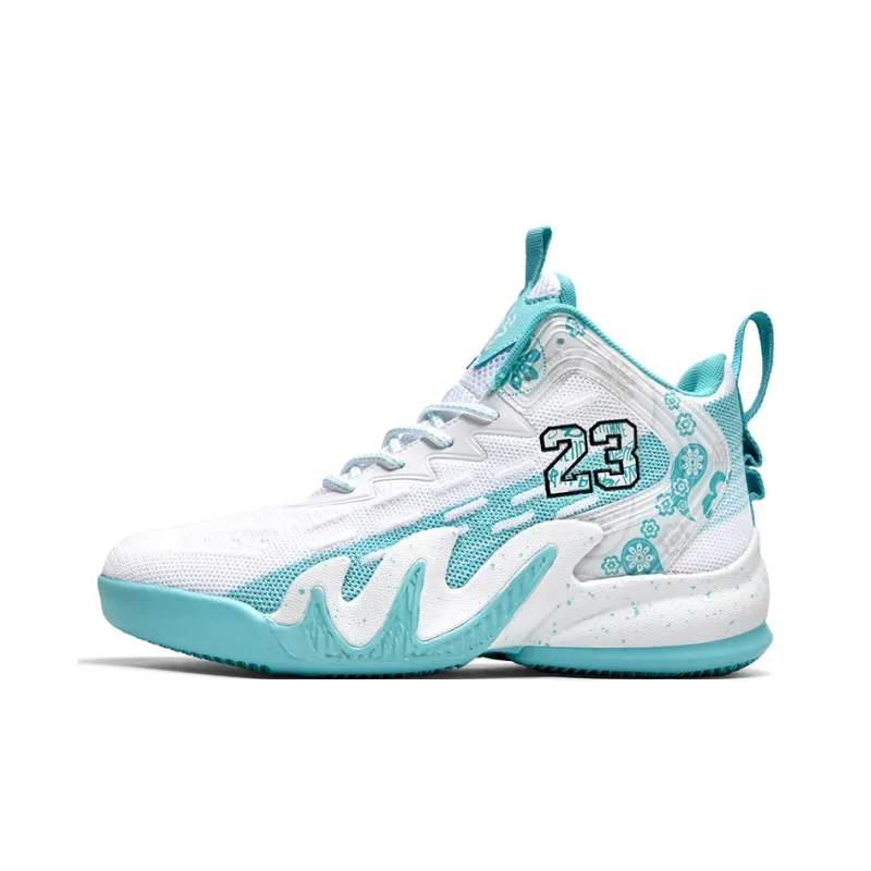 MUSHILANDI Slip Resistant Breathable Height Increasing Rebound Mid Top Basketball Shoes Unisex-24