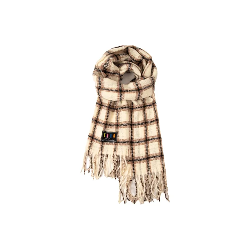 BAIJUAN Knit Scarves Unisex-4