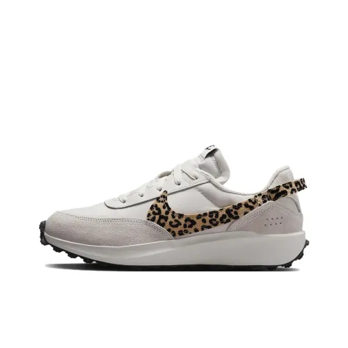 Nike Waffle Debut Anti Slip Wear Resistant Low Top Casual Shoes Unisex Gray White