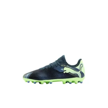 PUMA FUTURE 7 PLAY Anti Slip Wear Resistant Low Top Kids' Soccer Shoes Turquoise Kids'