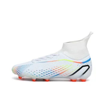 CAMKIDS Anti Slip Wear Resistant Waterproof And Breathable High Top Kids' Soccer Shoes Teenagers