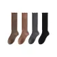 [4 Pack/Lace Trims Calf Layered]Coffee+Red Brown+Dark Gray+Black