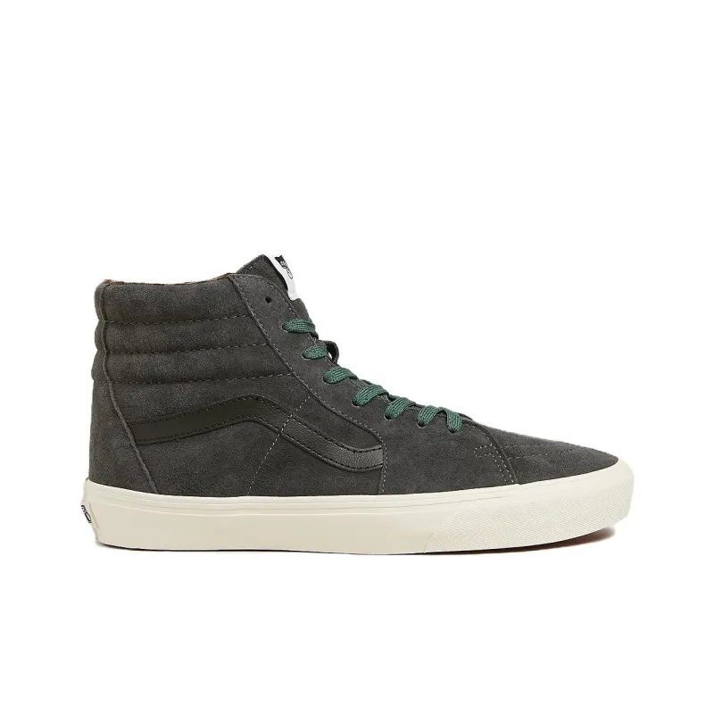 Vans SK8 HI Anti Slip Wear Resistant High Top Skateboard Shoes Women's Gray-1