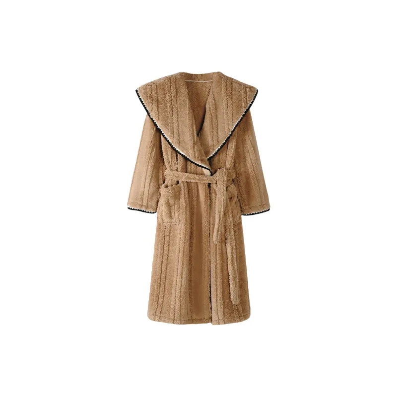 UAVAE Women's Bath Robes-5