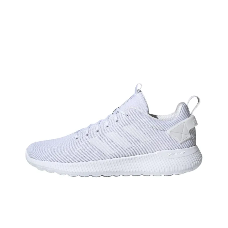 Adidas Cloudfoam Lite Racer Anti Slip Wear Resistant Low Top Casual Shoes Unisex White-0