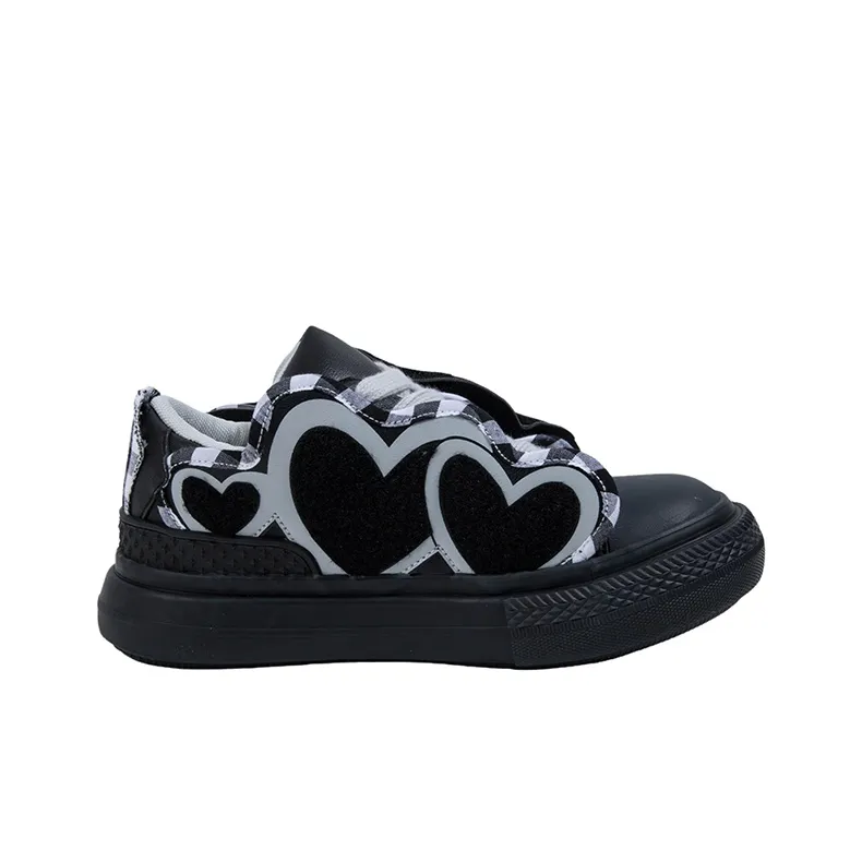OYNN Young Baby Series Skateboard Shoes Women's Low Top White-2