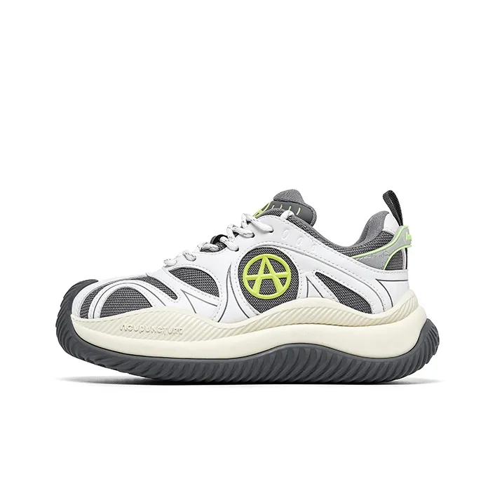 Acupuncture Cushioned Slip Resistant Breathable Lightweight Low Top Casual Shoes Women's-5