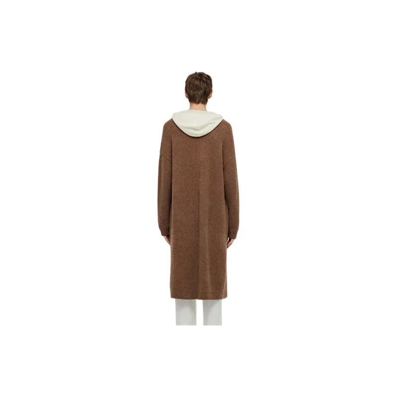 GOELIA Knitwear Women's Coffee & Red-0