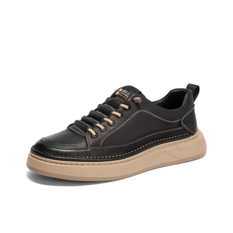 BELLE Work Boots Men Low Top Black-12