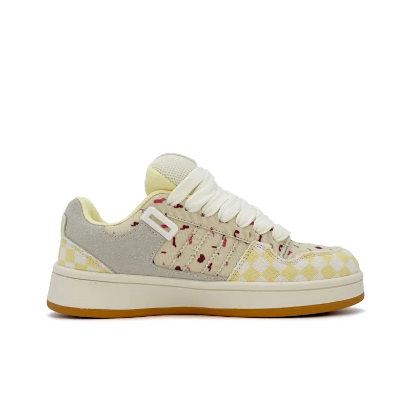 FULLXUAN Everyday Casual Commute Abrasion Resistant Low Top Skateboard Shoes Women's-32
