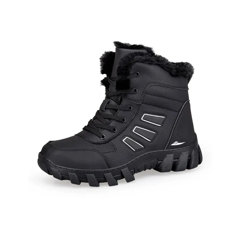 Kuding Warm Slip Resistant Snow Boots Men's-1